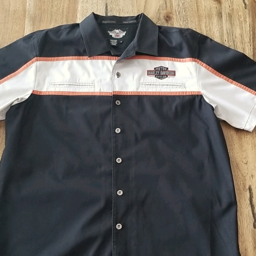 Harley Davidson button down shirt